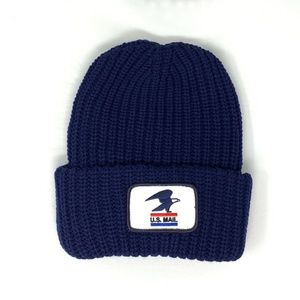 USPS Thick Chunky Beanie with USPS Postal